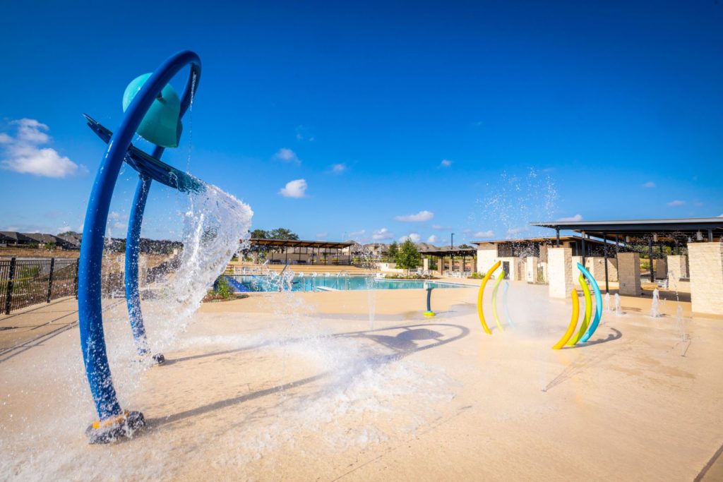 Veramendi Splash pad at The Ledge