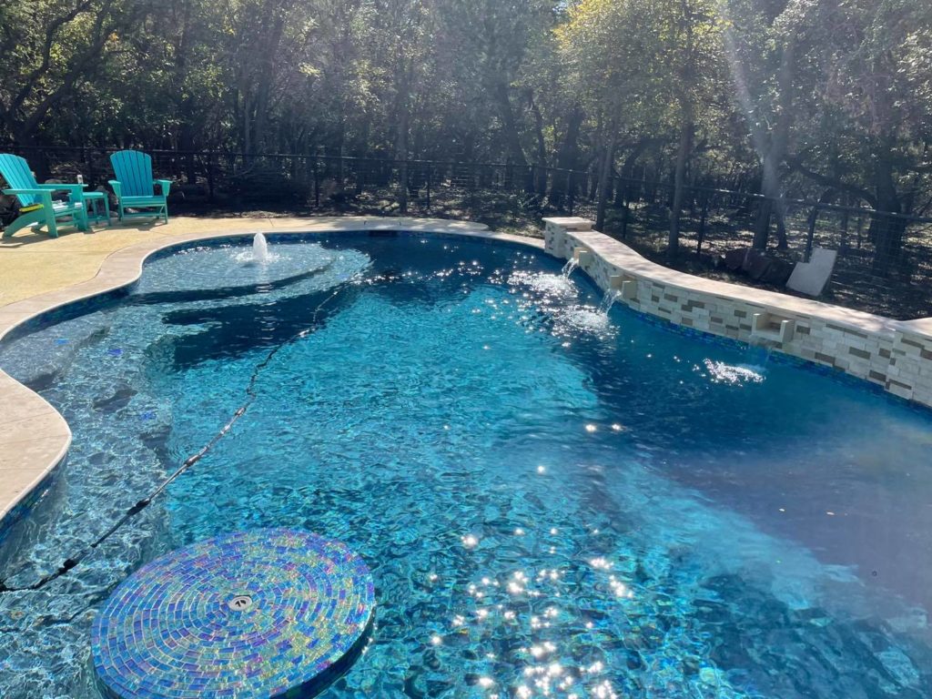 custom inground swimming pool in san antonio